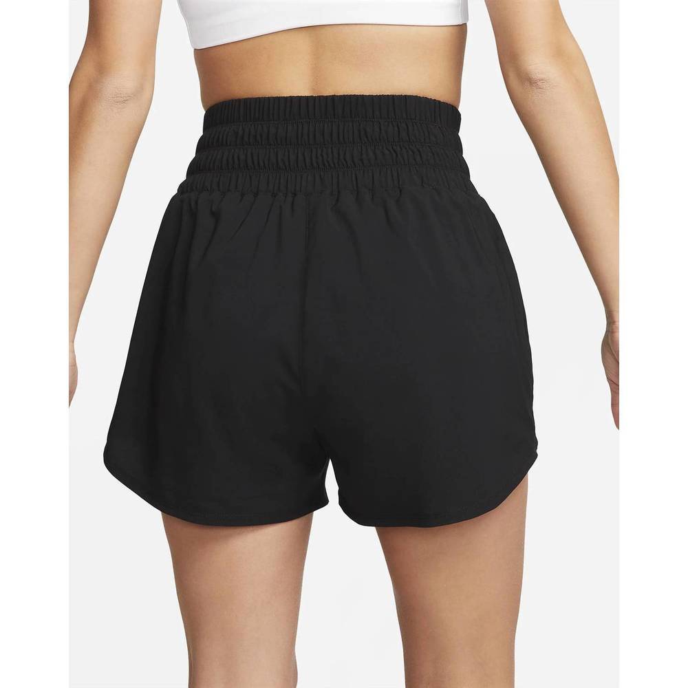 NEW NIKE women's dri-fit ultra high-waisted 3" shorts in black - Picture 2 of 2